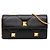 Portafoglio con catena Valentino in nappa nera con Roman Stud Nero