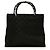 Bamboo Bolsa de mão Gucci em nylon GG preto com bambu