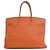 Hermès Orange Clemence Birkin Retourne 35 Naranja - vista 2