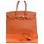 Hermès Orange Clemence Birkin Retourne 35 Naranja - vista 4