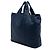 Prada Blue Vitello Daino Shopper Tote Dark blue - view 2