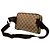 Borsa a cintura Gucci in tela GG beige - vista 2