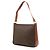 Céline Borsa a tracolla Celine Brown Macadam Coated Canvas Marrone - vista 2