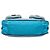 Borsa a tracolla Prada in Tessuto con rifiniture in Saffiano blu, tasca frontale e chiusura a zip - vista 3