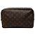 Louis Vuitton Brown Monogram Trousse Toilette 28 Castaño