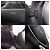 Bolsa de Ombro em Couro Burberry Paddy Nova Check Marrom Preto Branco - vista 7