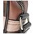 Bolsa de Ombro em Couro Burberry Paddy Nova Check Marrom Preto Branco - vista 9