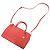 Bolso de mano MCM 2-Way Logo Leather Red Roja - vista 8