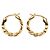 Céline Brincos de argola Celine Triomphe Gourmet Small Dourado - vista 3