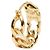 Céline Brincos de argola Celine Triomphe Gourmet Small Dourado - vista 4