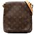 Bolsa de Ombro Curta Louis Vuitton Monogram Musette Salsa Marrom