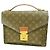 Bolsa Louis Vuitton Monogram Monceau 28 Marrom