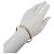 Hermès Hermes Uni Emaille-Armband in Crème Rose Gold Golden Roh - Ansicht 6