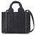 Chloé Woody Mini 2-way Leder Tote Handtasche Schwarz - Ansicht 2