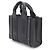 Chloé Woody Mini 2-way Leder Tote Handtasche Schwarz - Ansicht 4