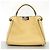 Borsa a mano Fendi Selleria Peekaboo Essentially in pelle Beige - vista 12