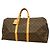 Louis Vuitton Boston Monogram Keepall 55 Bag Brown