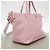 Sac à main en cuir Gancini Salvatore Ferragamo Rose - vue 2