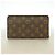 Louis Vuitton Brown Monogram Zip Long Wallet - view 10