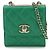 Borsa a spalla con catena Chanel Trendy CC Matelassé Verde
