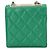 Borsa a spalla con catena Chanel Trendy CC Matelassé Verde - vista 3