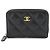 Portamonete con zip Chanel Matelassé Classic Nero