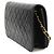 Borsa a tracolla con catena Chanel Matelassé Nero - vista 4