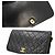 Borsa a tracolla con catena Chanel Matelassé Nero - vista 9
