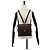 Mochila de cadena Chanel Matelassé Castaño - vista 10