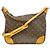 Bolso de hombro Louis Vuitton Monogram Boulogne 30 Castaño