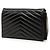 Autre Marque Borsa a tracolla con catena Saint Laurent Cassandra Nero - vista 2