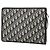 Borsa a pochette Christian Dior Dior Oblique Trotter Blu navy - vista 2
