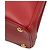 Saffiano Sac à main Prada avec plaque logo triangle Rouge - vue 4