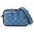Louis Vuitton Monogram Tone Nano Alpha Schultertasche Blau