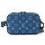 Louis Vuitton Monogram Tone Nano Alpha Schultertasche Blau - Ansicht 2