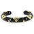 Bracelete Jonk Daily Monogram Louis Vuitton Preto Dourado