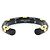Bracelete Jonk Daily Monogram Louis Vuitton Preto Dourado - vista 2