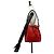 Borsa a tracolla Louis Vuitton Epi Petit Noe Nero Rosso - vista 10