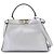 Bolso Fendi Selleria Peekaboo Regular Plata