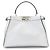Bolso Fendi Selleria Peekaboo Regular Plata - vista 3