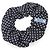 Scrunchie Prada Triangle Branco Azul marinho - vista 2
