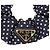 Scrunchie Prada Triangle Branco Azul marinho - vista 3