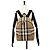 Sac à dos Burberry Jeff Check Marron - vue 10