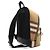 Sac à dos Burberry Jeff Check Marron - vue 3