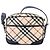 Bolso de hombro Burberry Nova Check Negro Beige - vista 2