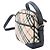 Bolso de hombro Burberry Nova Check Negro Beige - vista 3