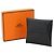 Hermès Porta-moedas Hermes Bastia em couro Epsom Preto Taupe - vista 2