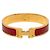 Hermès Pulseira Charm Hermes Click H PM Vermelho Dourado - vista 6