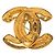 Broche Chanel Matelasse plaquée or Doré - vue 2
