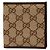 Carteira Bi-fold Gucci GG Canvas Bege